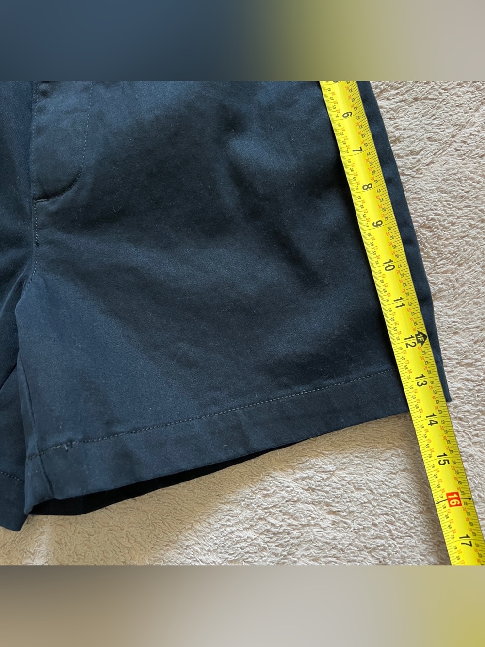 Banana Republic High Rise Chino Shorts Preppy Minimalist Safari Vacation Sz 6 - Picture 5 of 7